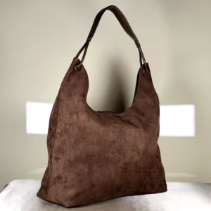 IMG_20260820_123619 Brown Suede Hobo Shoulder Bag with Matching Pouches
