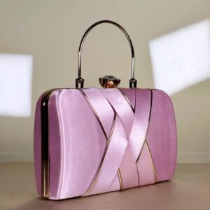 IMG_20260820_144739j A baby pink Elegant structured clutch bag with top handle